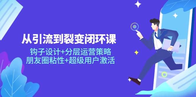 (5.12)从引流到裂变闭环课：钩子设计+分层运营策略，朋友圈粘性+超级用户激活